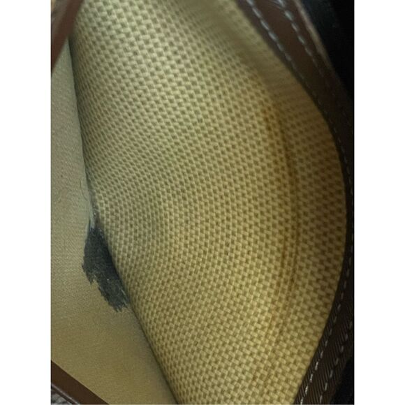 Vintage Dooney & Bourke Women's Croc Embossed Leather Tote Shoulder Bag Brown - Picture 11 of 11